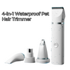 4-in-1 Waterproof Pet Hair Trimmer