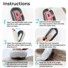 HydroCare Pet Grooming Spa - Water-Fed Fur Detangler & Massager-Instruction