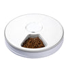 Intelligent Automatic Pet Feeder with Six Compartments for Large Capacity