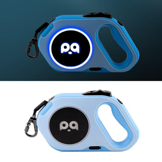 Luminous Fur-ture Collection-Night Explorer for the leash-blue