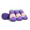 New_Winter_Dog_Shoes_Anti-dropping_Non-slip_Wear-resistant-Pink Purple (Fleece-Lined)