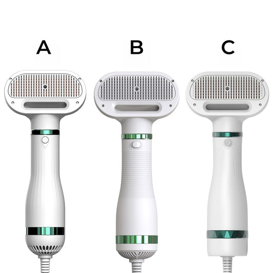2-in-1 Pet Hair Dryer and Grooming Brush
