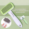 Pet Grooming Bliss - Automatic Shedding Brush Cushioned Wire Brush-Green