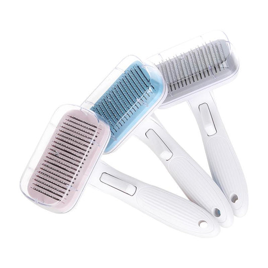 Pet Grooming Bliss - Automatic Shedding Brush for Cats & Dogs, Various Styles