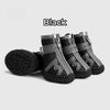 Spring and Summer Breathable Pet Shoes, Anti-Slip and Wear-Resistant Outdoor Pet Paw Covers for Dogs-black