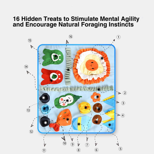 Dog Sniffing Mat & Interactive Training Toy